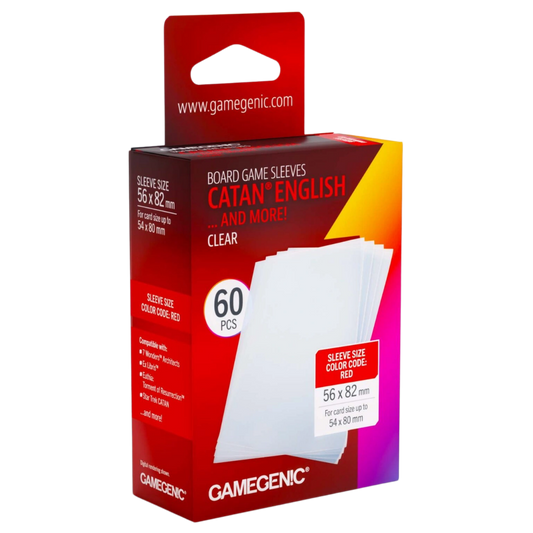 Gamegenic - Board Game Sleeves - Catan English (60)