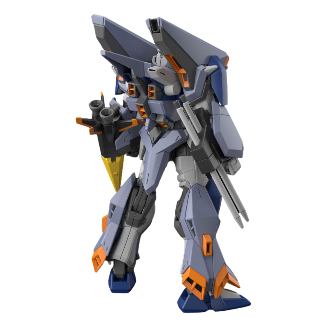 Bandai HG Duel Blitz Gundam model kit from Gundam SEED Freedom, featuring Beam Rifle, Blitz Shield, Twin Beam Sabers, and dynamic articulation