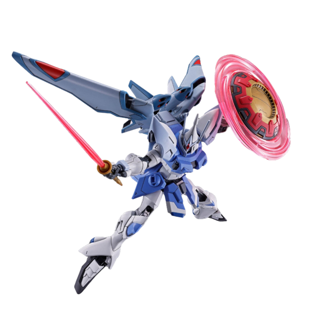 Bandai HG Gyan Strom Agnes Giebenrath Custom model kit from Gundam SEED Freedom, featuring custom details, enhanced weaponry, and dynamic articulation.