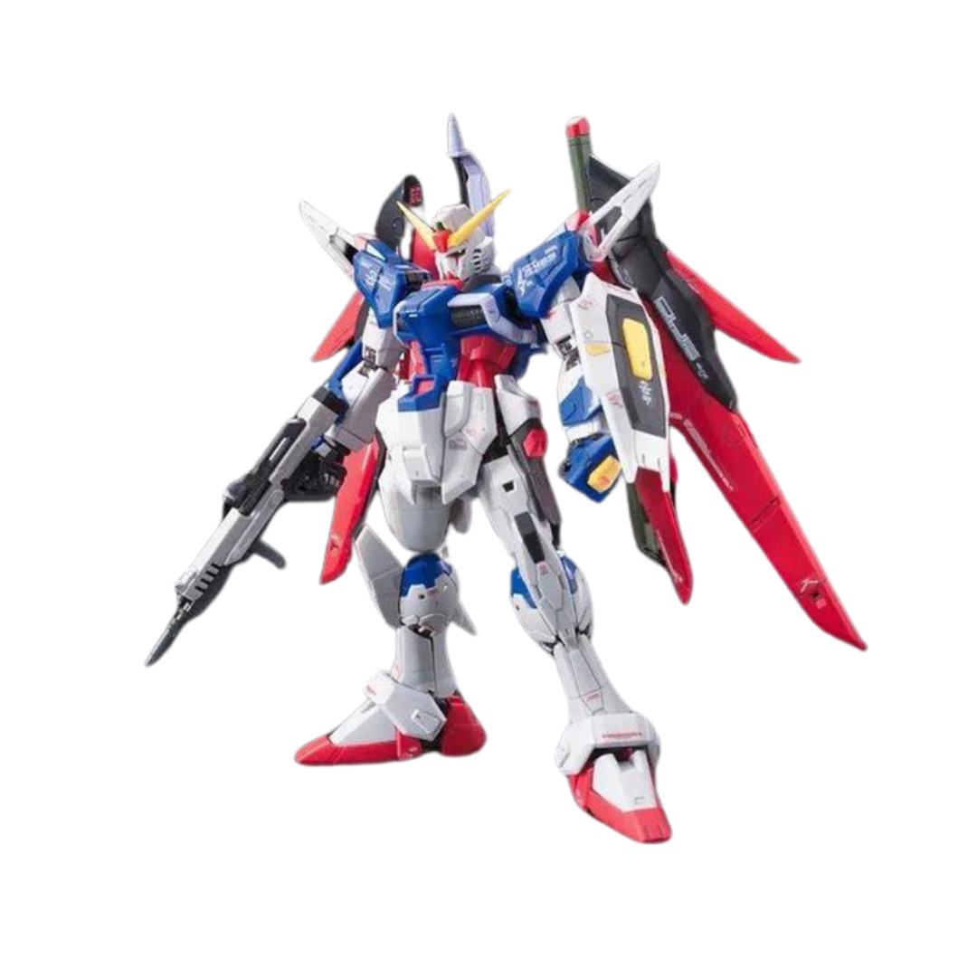 Bandai FM Raider Gundam model kit from Mobile Suit Gundam SEED, featuring transformation, Mjolnir flail weapon, and intricate details in 1/100 scale.