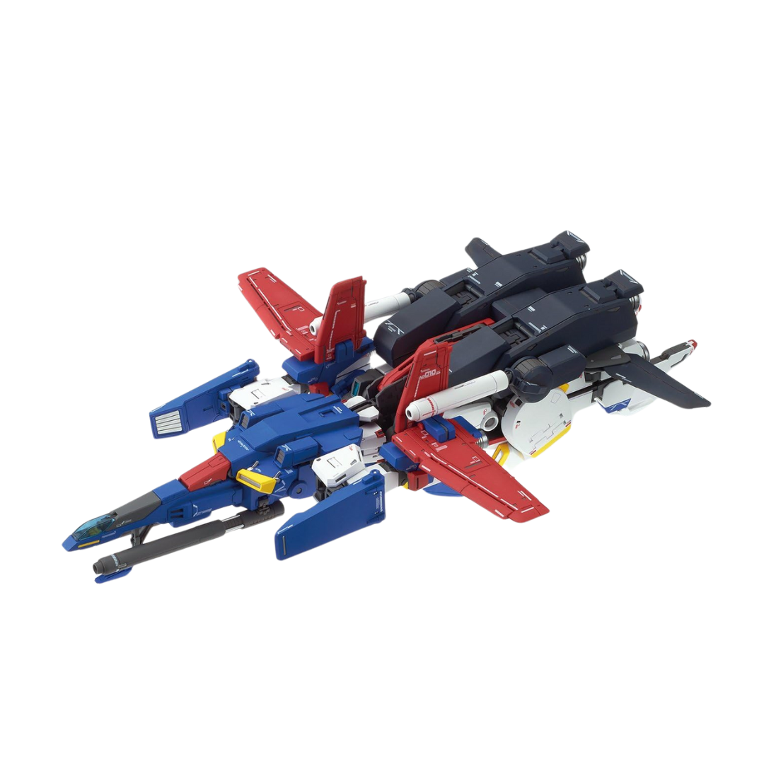 Bandai MG ZZ Gundam Ver. Ka model kit with full transformation, articulated frame, and powerful weapons from Mobile Suit Gundam ZZ.