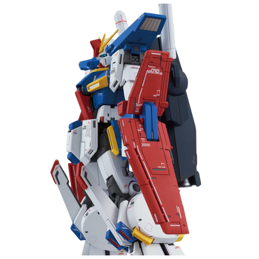 Bandai MG ZZ Gundam Ver. Ka model kit with full transformation, articulated frame, and powerful weapons from Mobile Suit Gundam ZZ.