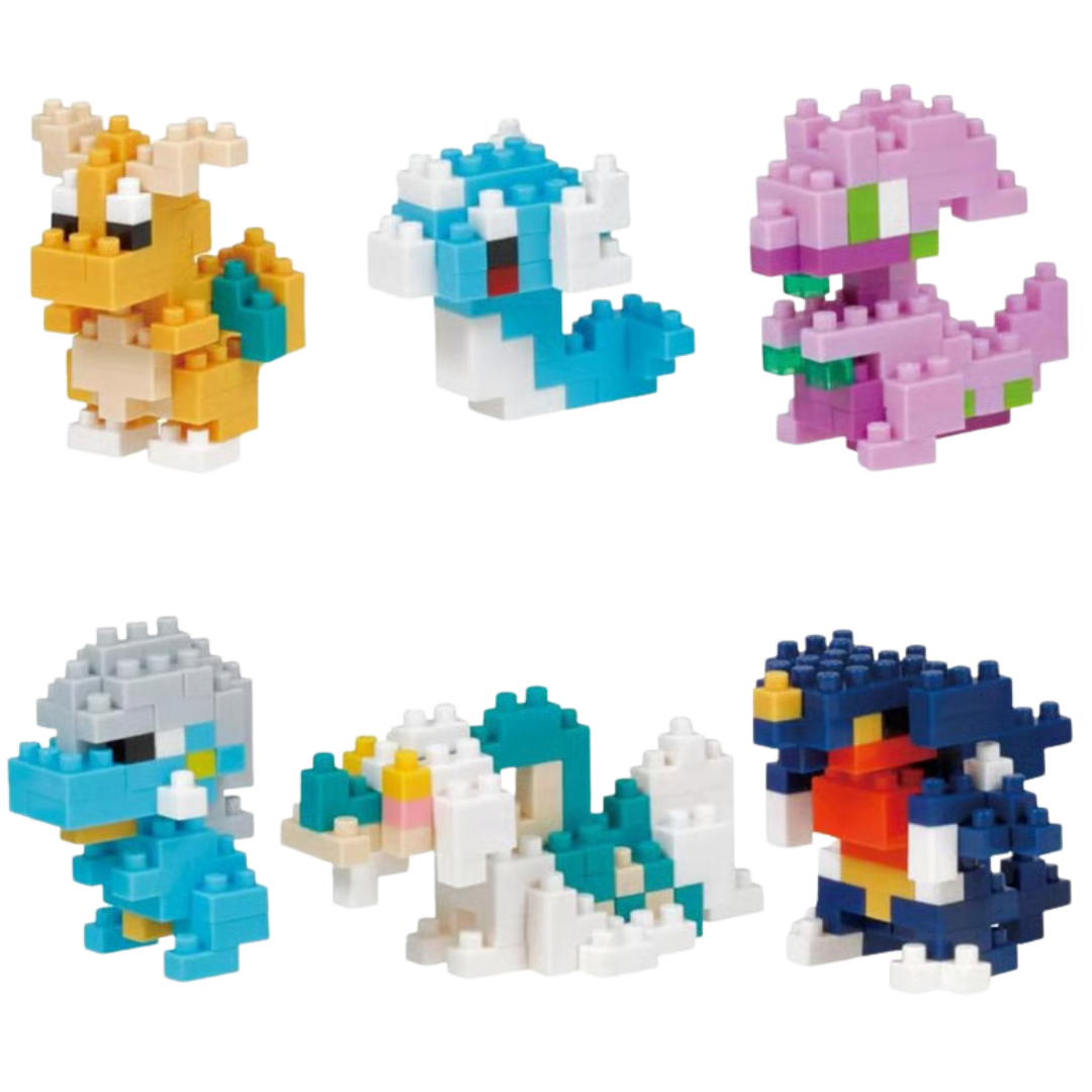 Nanoblock - Mininano Series - Pokemon Series - Dragon Type Set 1