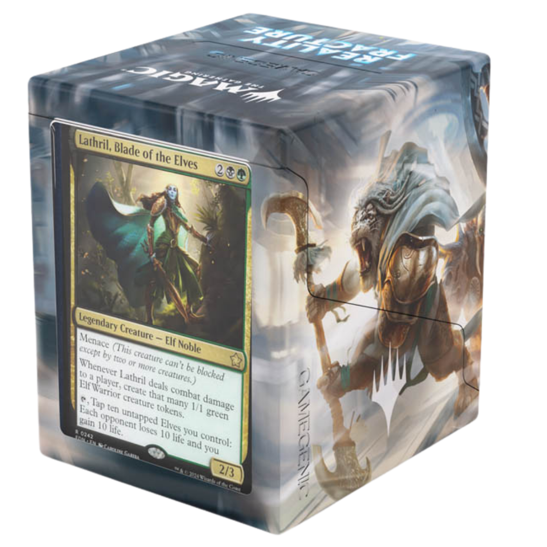 Gamegenic MTG Reality Fracture Bastion XL Charge the Sanctum 100+ deck box with clear Commander window
