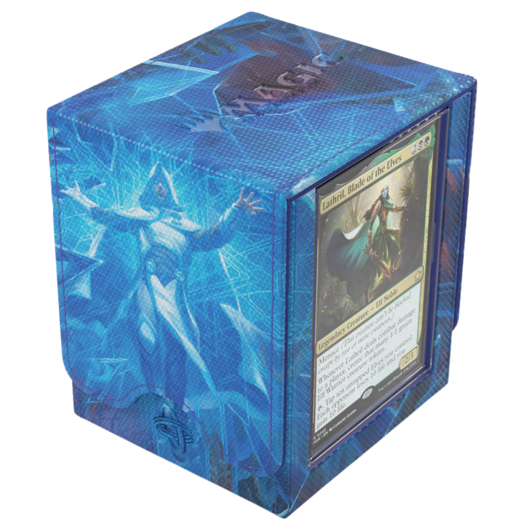 Gamegenic MTG Reality Fracture Squire Plus XL Overwrite the Multiverse 100+ deck box with Commander display