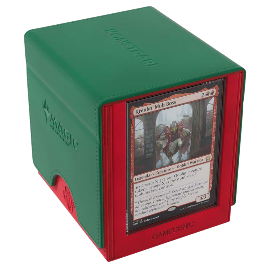 Gamegenic MTG Reality Fracture Sidekick Pro XL Konstrari 100+ deck box with Commander display and accessory drawer