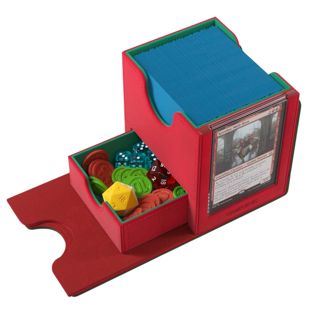 Gamegenic MTG Reality Fracture Sidekick Pro XL Konstrari 100+ deck box with Commander display and accessory drawer