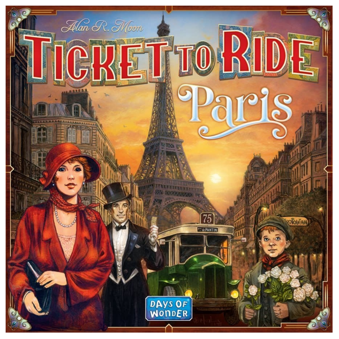 Ticket to Ride Paris board game by Days of Wonder