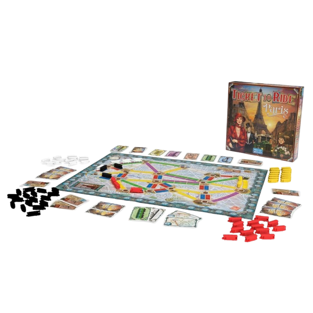 Ticket to Ride Paris Box Contents