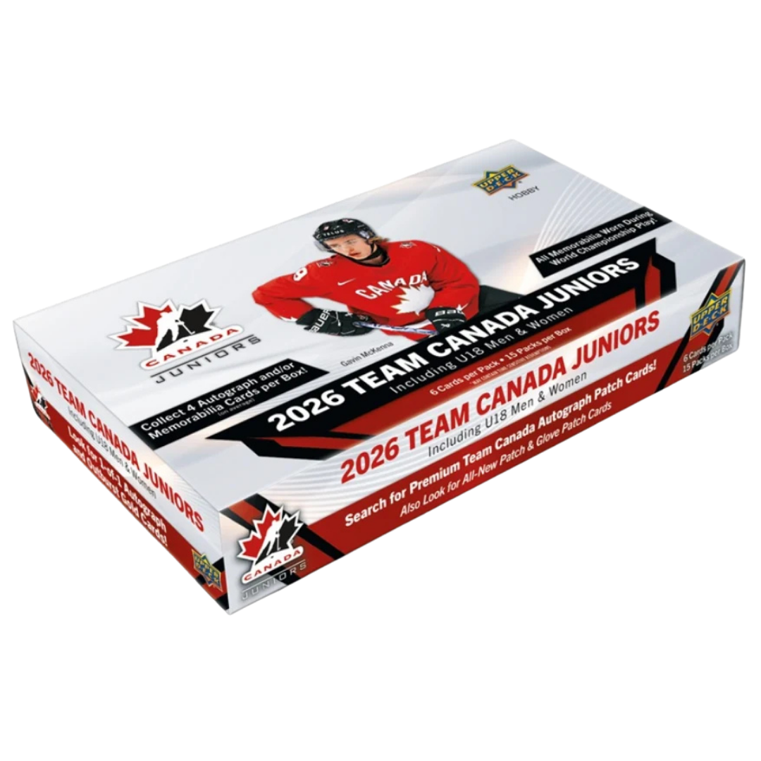 2025-26 Upper Deck Team Canada Juniors Hockey - Hobby