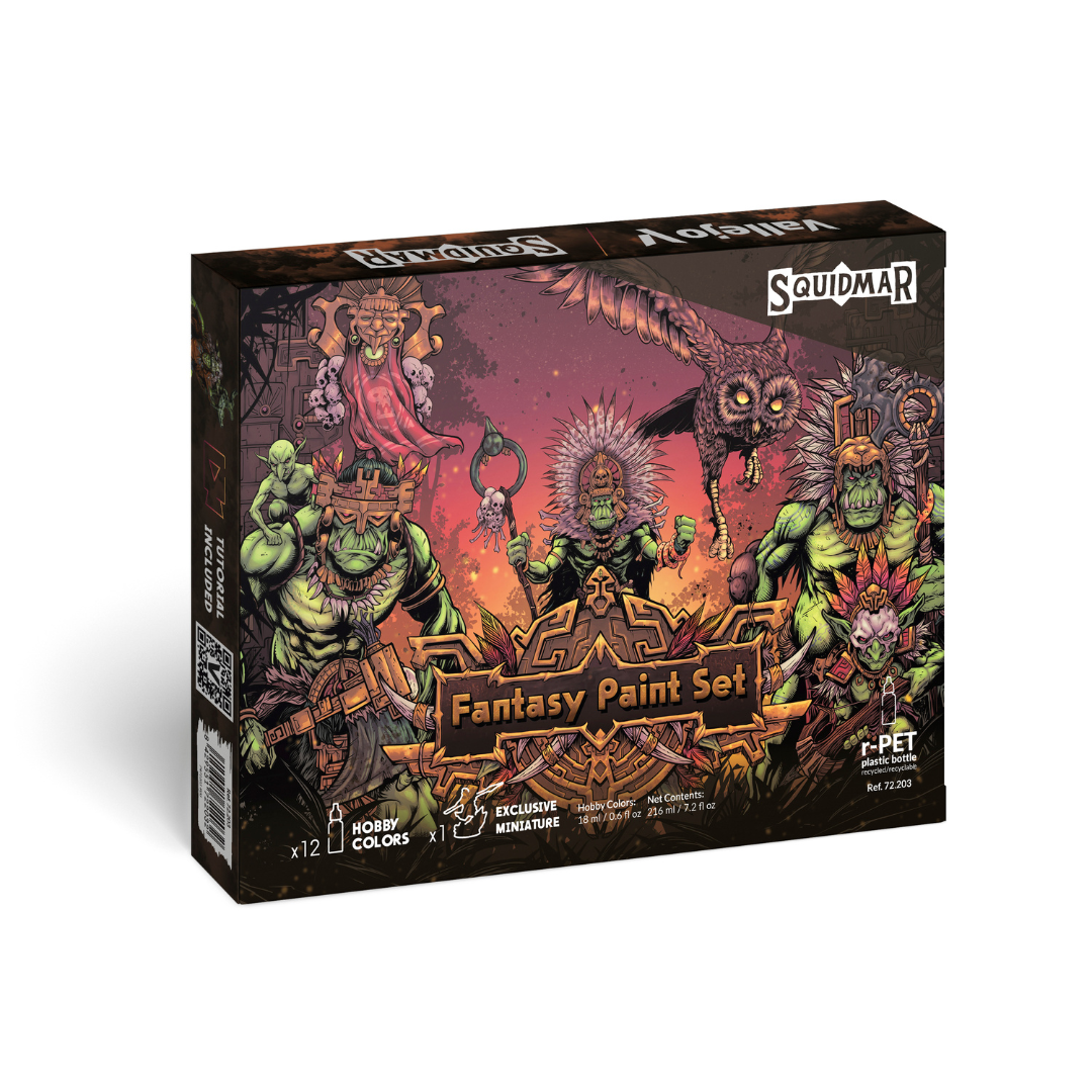 Vallejo - Squidmar Miniatures - Fantasy Paint Set (PRE-ORDER FOR 2024/11/15)