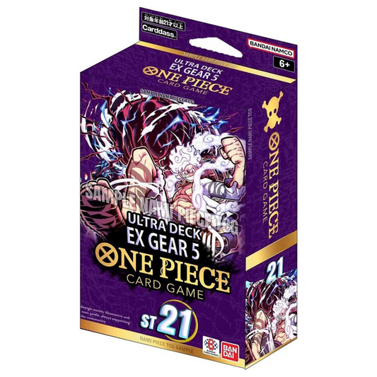 One Piece - Ultra Deck - ST21 - Gear 5 (PRE-ORDER FOR 03/14/2025)