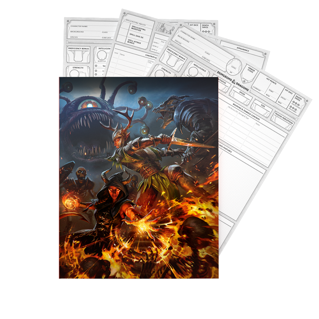 Dungeons & Dragons - 2024 - Character Sheets (PRE-ORDER FOR 09/17/2024)