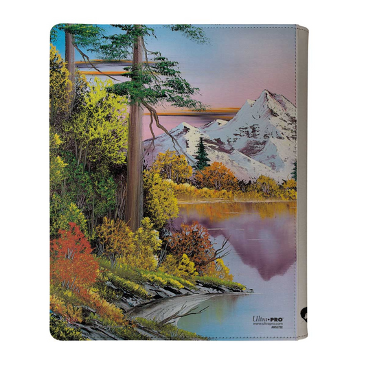 Ultra Pro - 9 Pocket Zip Binder - Bob Ross - Mighty Mountain Lake (PRE-ORDER FOR 2024-11-30)