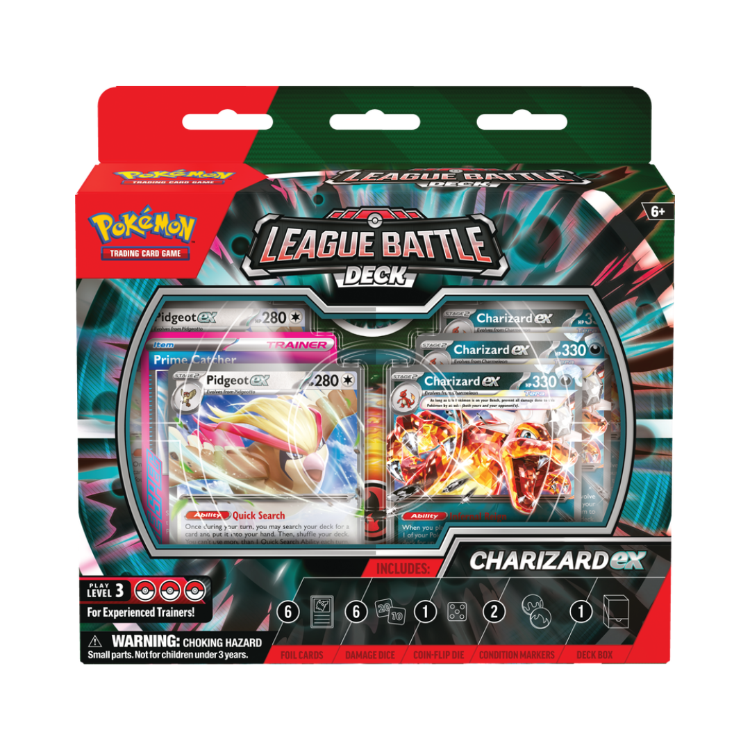 POKEMON - LEAGUE BATTLE DECK - CHARIZARD EX (PRE-ORDER FOR 11/15/2024)