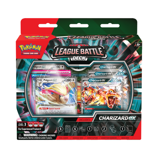 POKEMON - LEAGUE BATTLE DECK - CHARIZARD EX (PRE-ORDER FOR 11/15/2024)