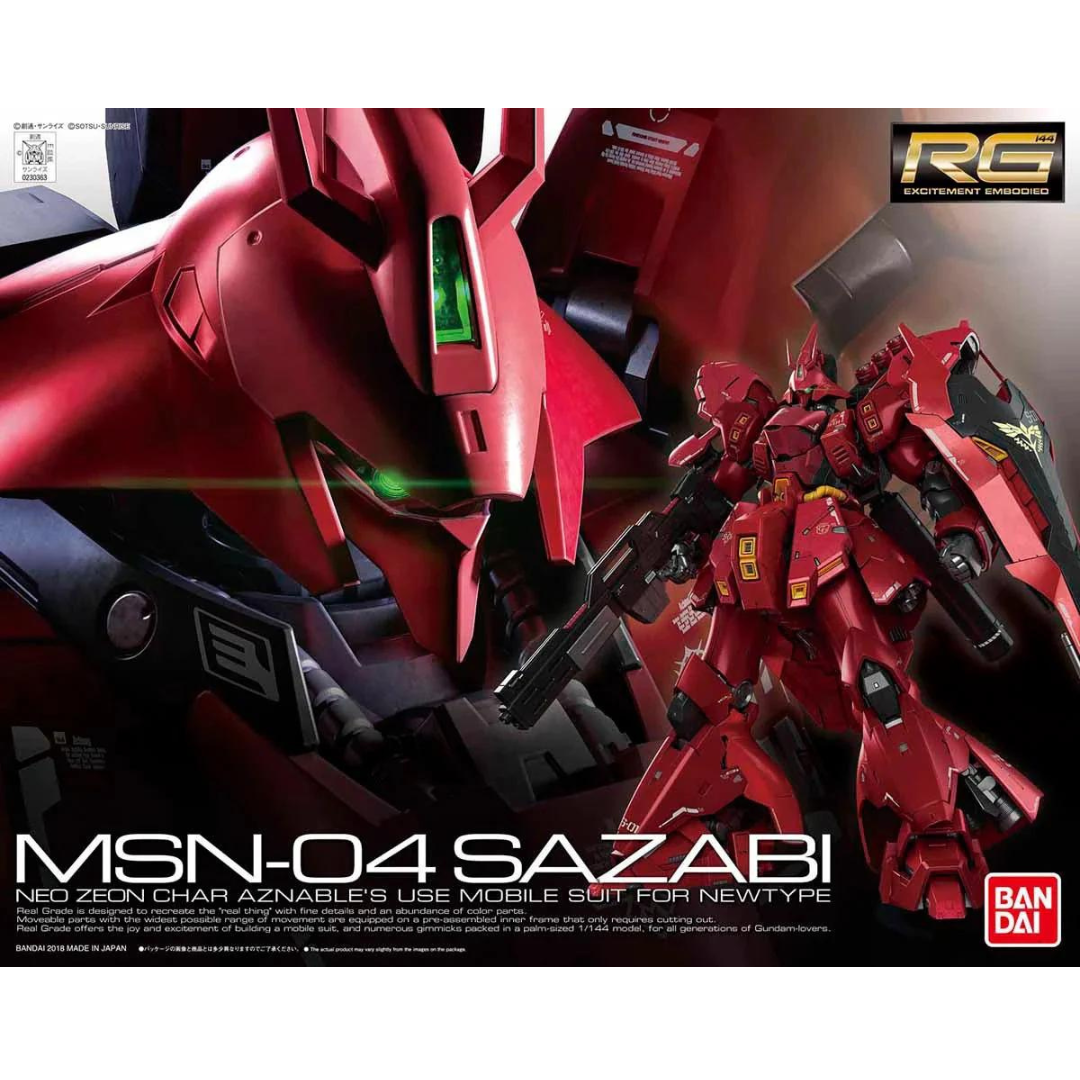 Bandai - RG - Sazabi "Mobile Suit Gundam: Char's Counterattack"