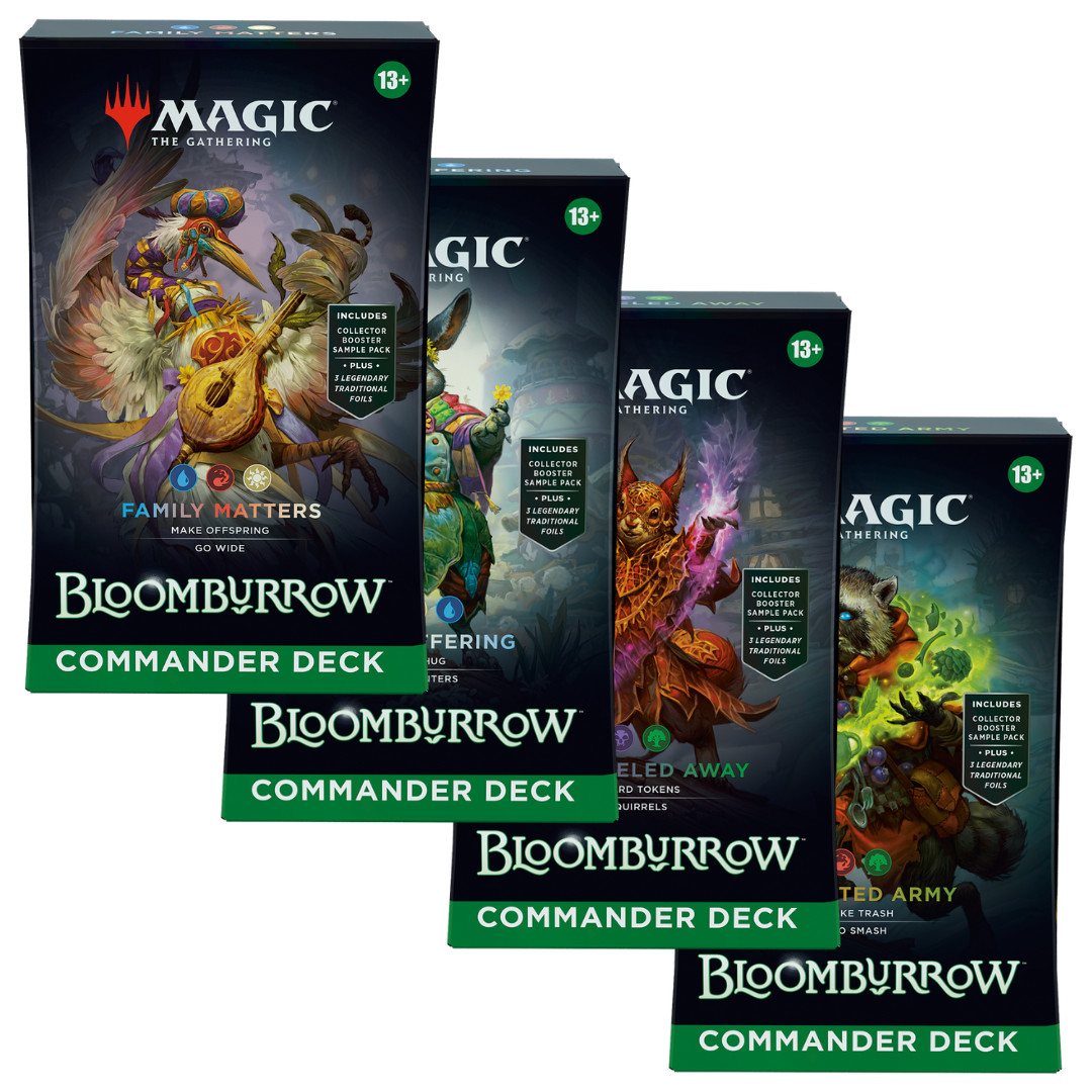 Magic: The Gathering Bloomburrow - Commander Deck - Set of 4