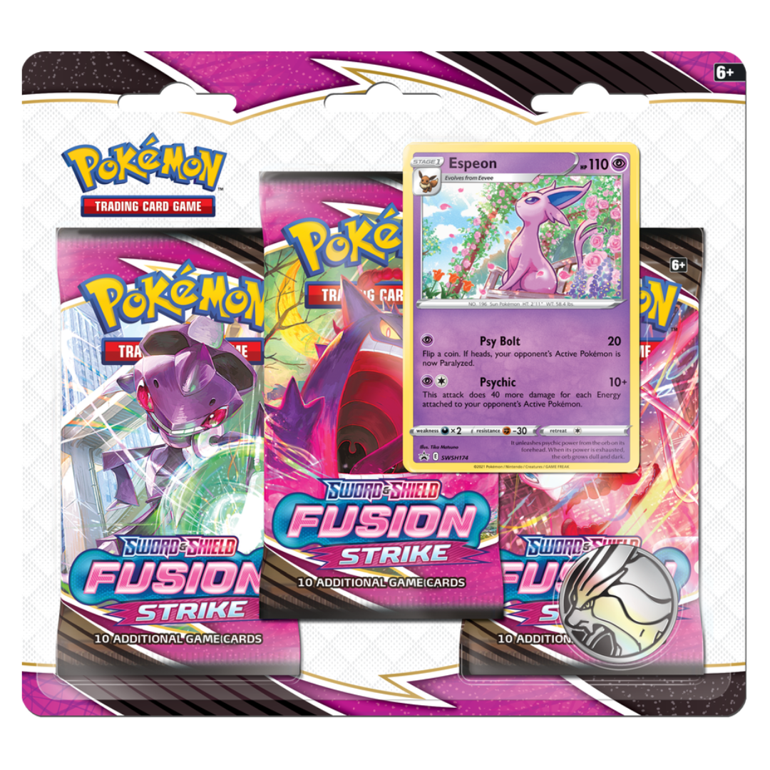 POKEMON - FUSION STRIKE - 3 PACK BLISTER