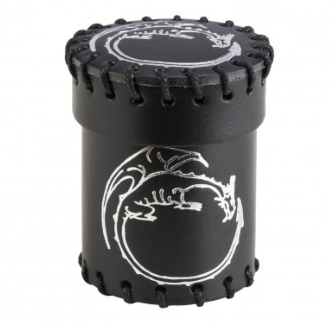 Q-Workshop - Leather Dice Cup - Black Dragon