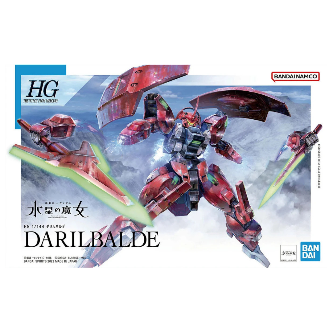 Bandai HG 1/144 Darilbalde Gunpla model kit from Mobile Suit Gundam The Witch from Mercury