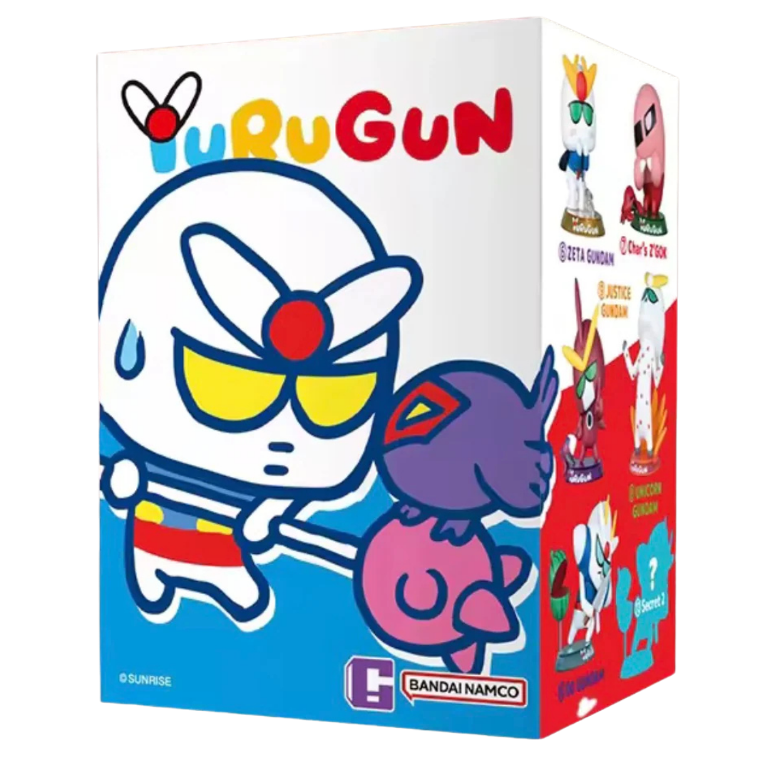 Bandai Shokugan Mobile Suit Gundam Yurugun Vol. 3 blind box featuring random collectible Gundam figures