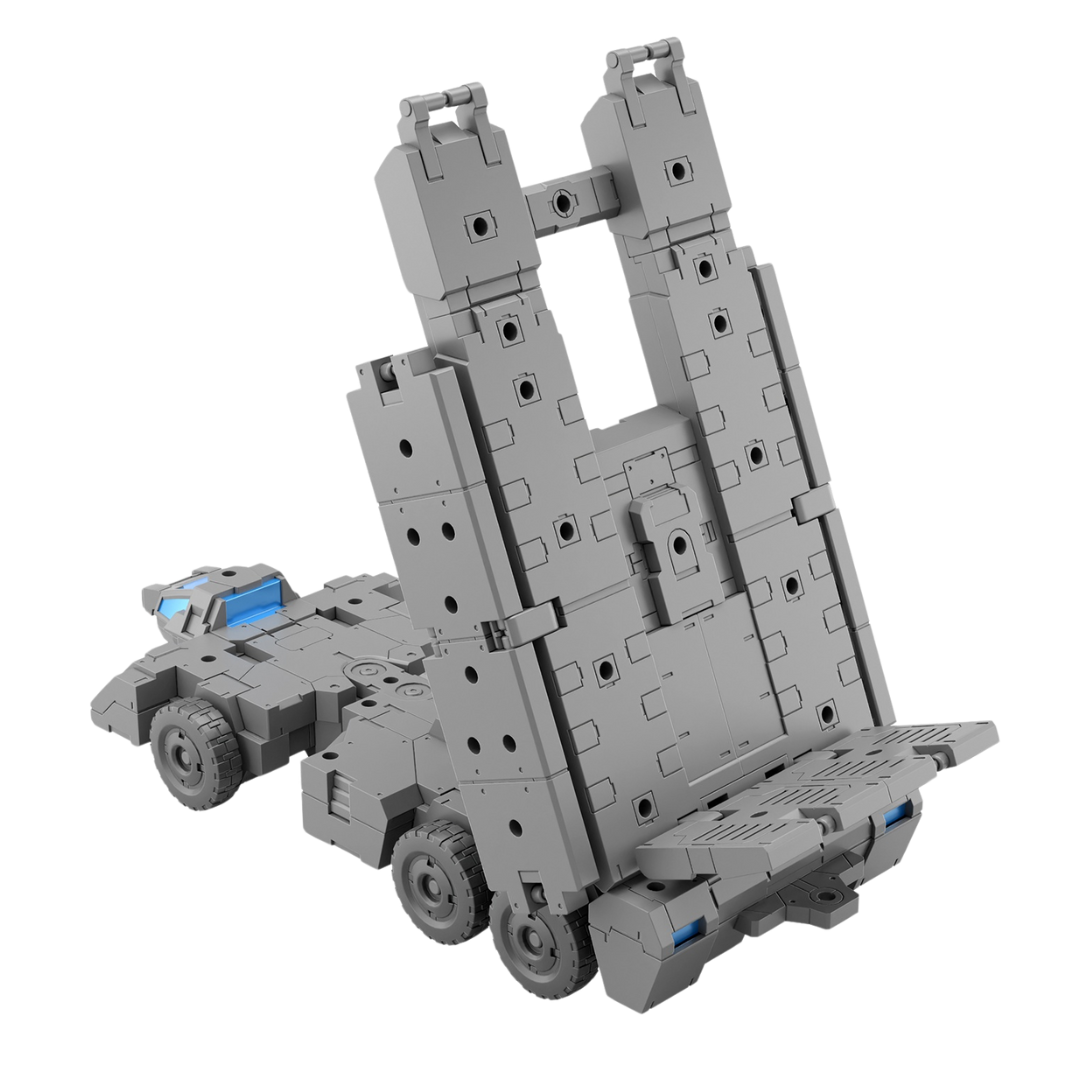 30 Minute Missions Extended Armament Vehicle Customize Carrier Ver., designed for transporting and displaying models with versatile, detailed construction.