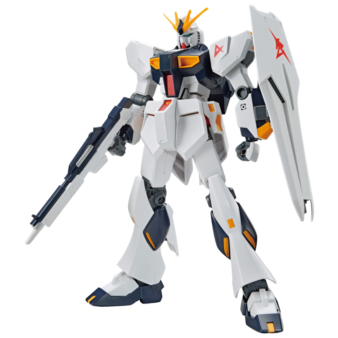 Bandai Entry Grade Nu Gundam model kit from Mobile Suit Gundam Char’s Counterattack assembled figure