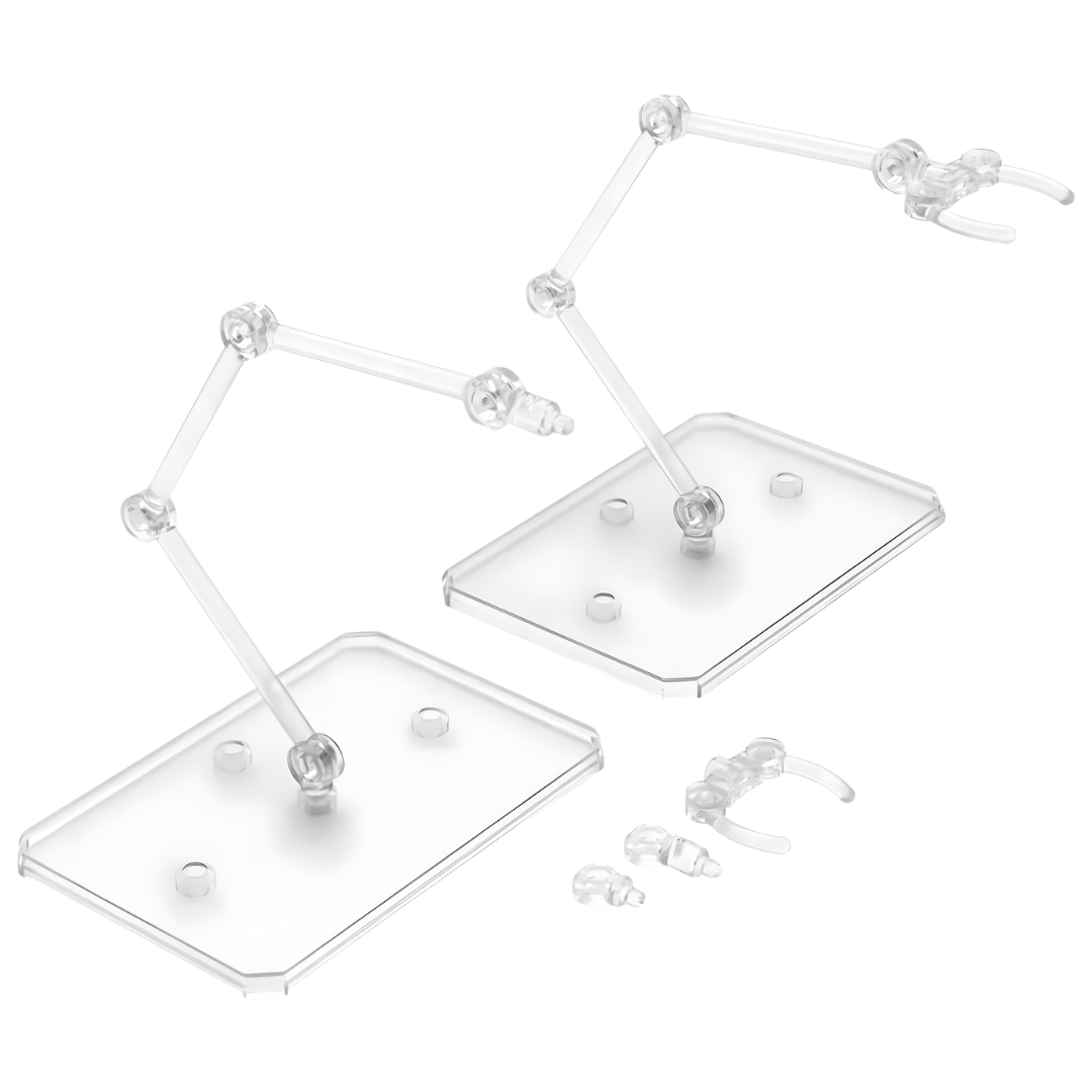 Bandai Hobby Action Base 6 1/144 Clear display stand, adjustable arm and joint system for Gunpla posing