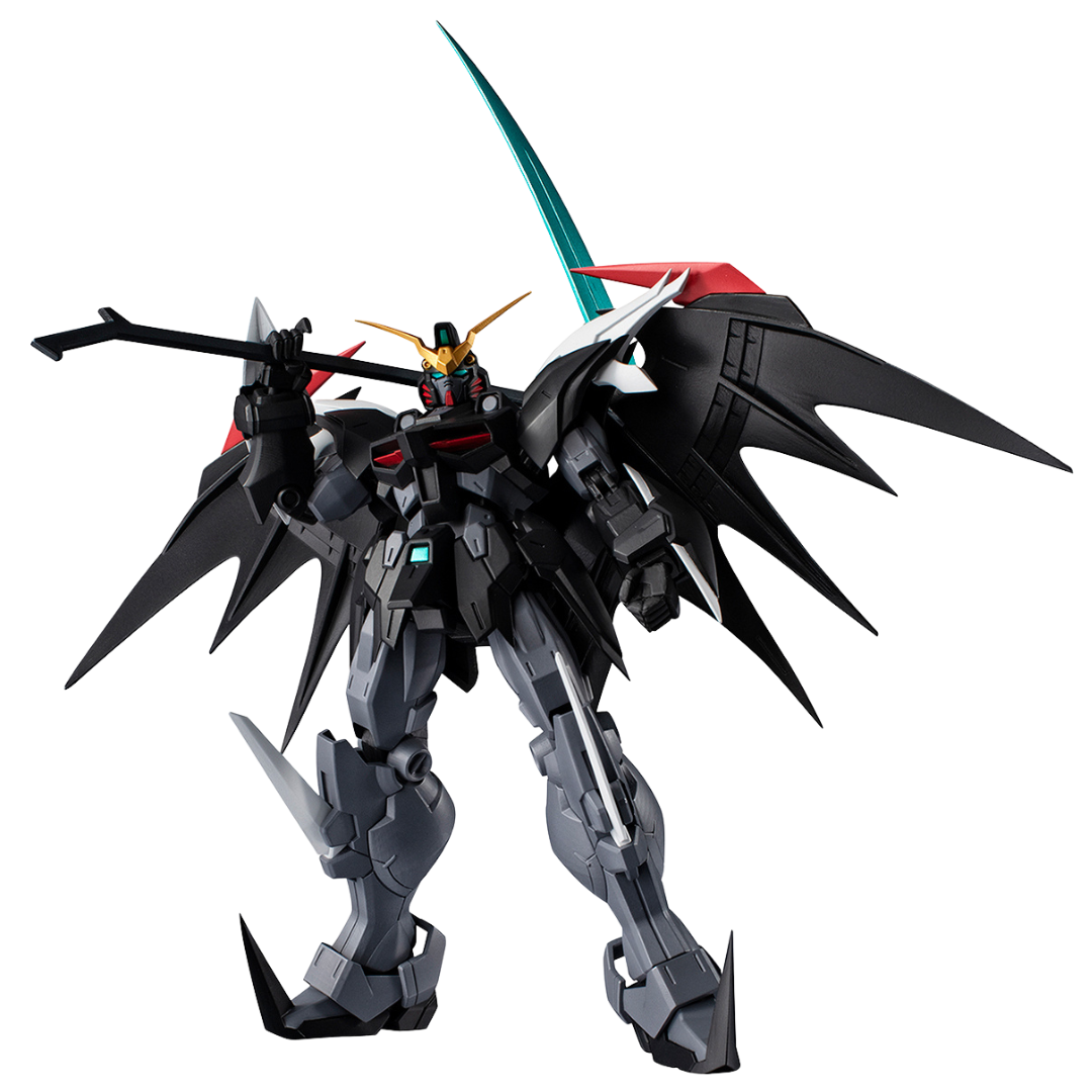 Bandai Gundam Universe XXXG-01D2 Deathscythe Hell (Endless Waltz) action figure with Beam Scissors.​
