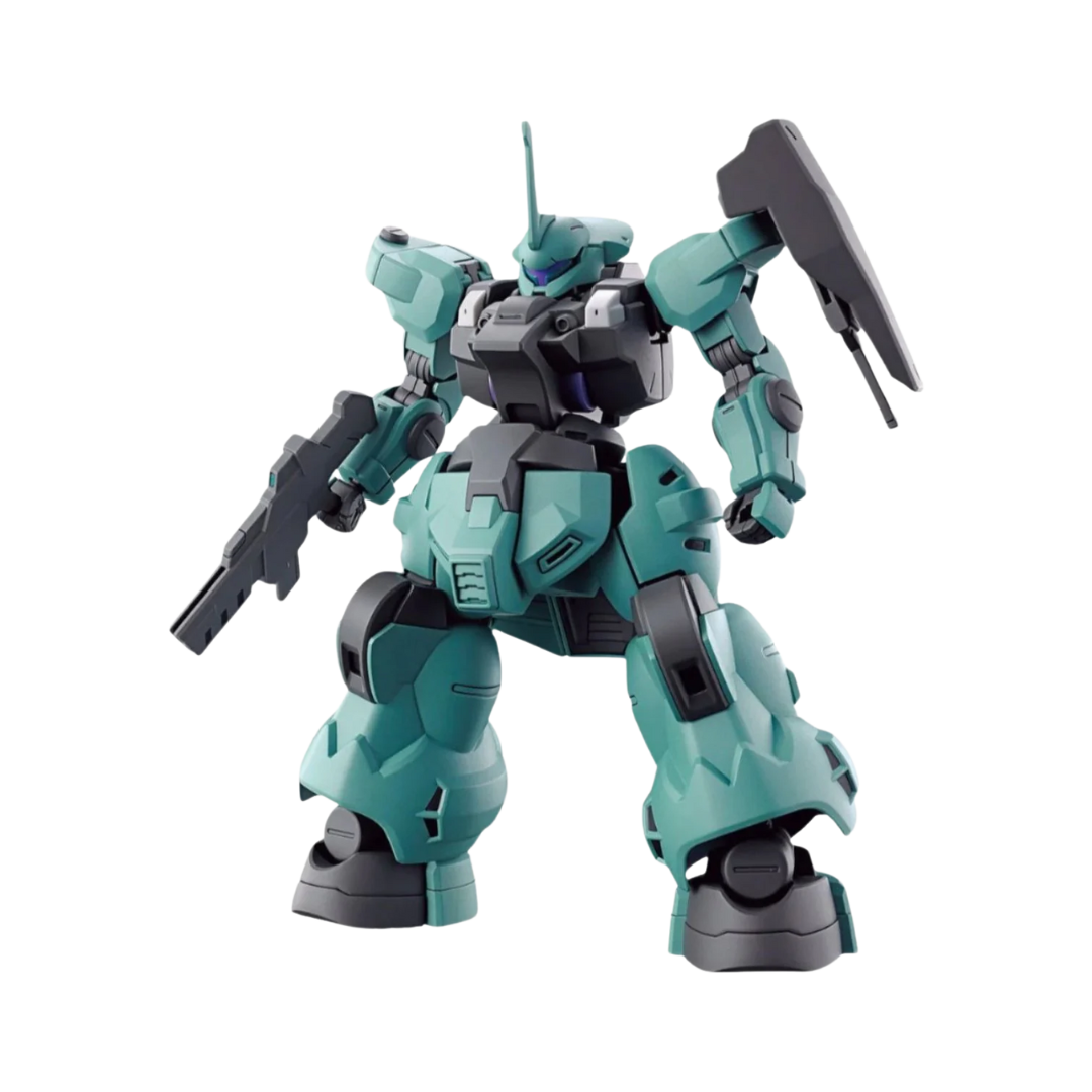 HG 1/144 Dilanza (Standard Type/Lauda Custom) model kit from The Witch from Mercury, featuring lance, shield, and customizable parts.