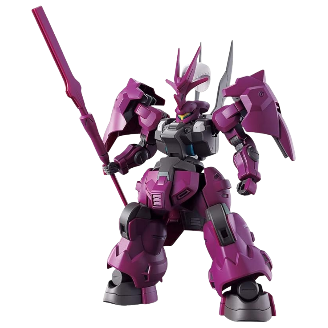 Bandai HG Guel's Dilanza 1/144 model kit with beam weapons and shield

