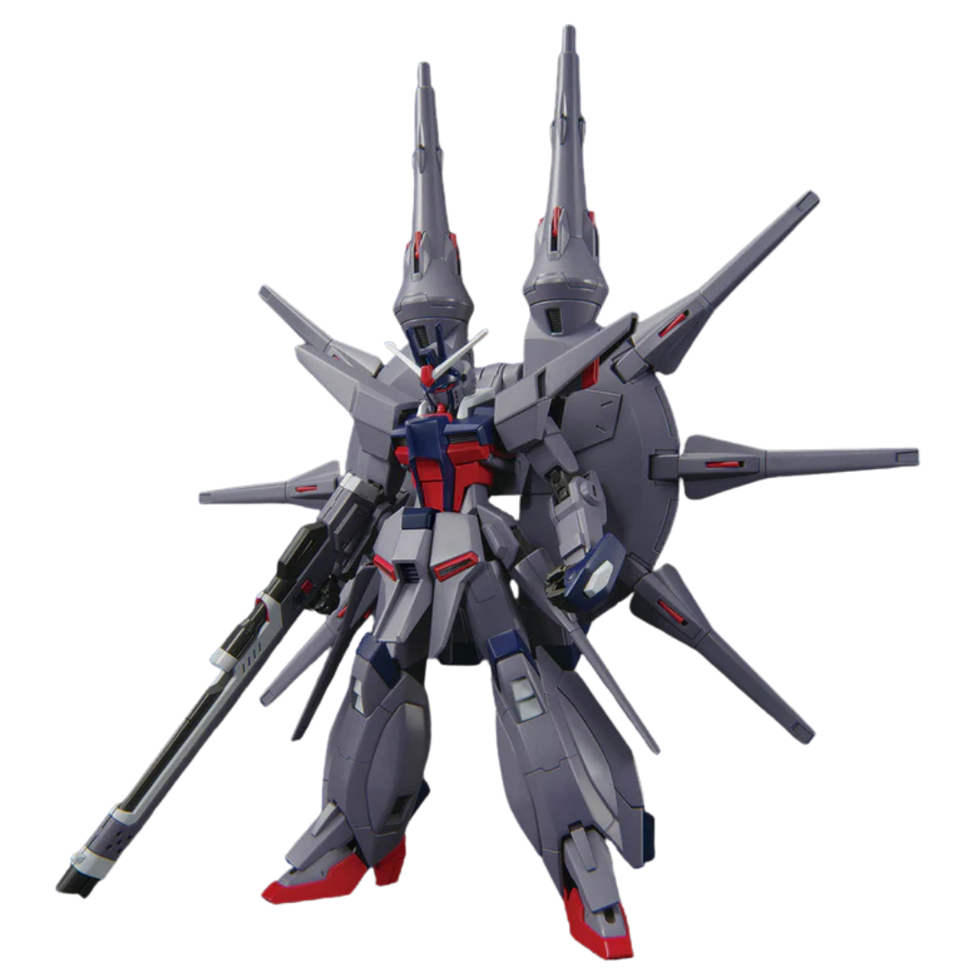 Bandai HG Legend Gundam 1/144 scale model kit with DRAGOON backpack and rifle image