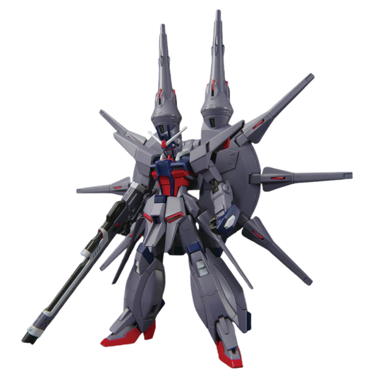 Bandai HG Legend Gundam 1/144 scale model kit with DRAGOON backpack and rifle image