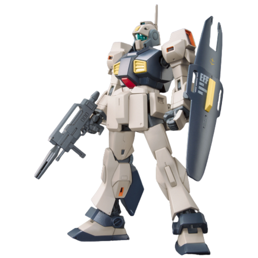 Bandai HG MSA-003 Nemo Unicorn Desert Color Ver. model kit assembled with rifle and shield