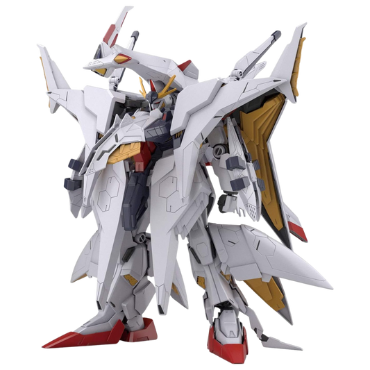 Bandai HG RX-104FF Penelope model kit from Mobile Suit Gundam Hathaway, featuring massive Flight Unit, transformation, and intricate detailing.