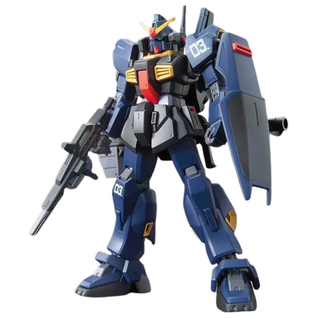 Bandai HGUC 1/144 Titans RX‑178 Gundam MK‑II model kit with weapons and stickers