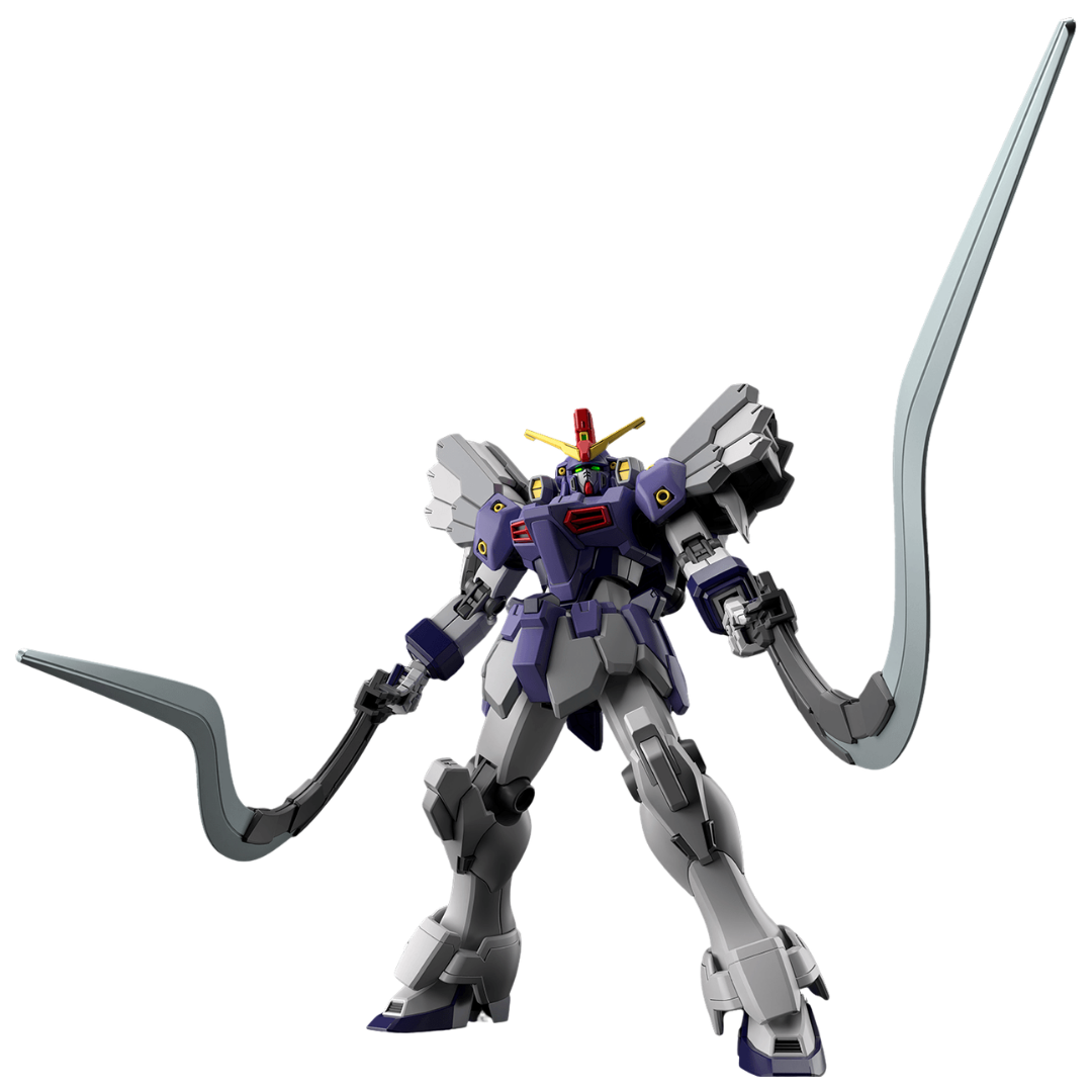 Bandai HG 1/144 XXXG-01SR2 Gundam Sandrock Custom EW model kit with Heat Shotels and anti-beam cloak