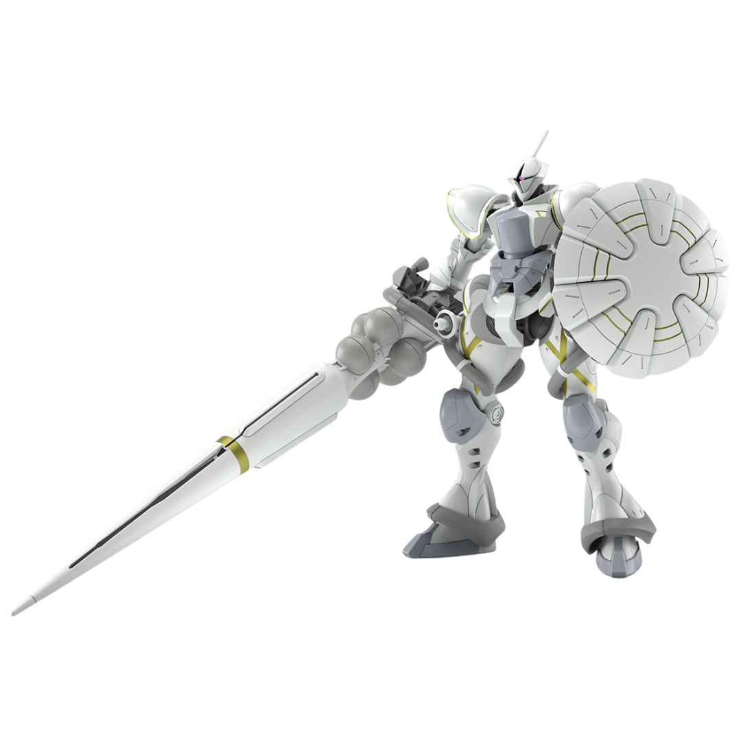 Bandai HG Xavier’s Gyan Hakuji-Packs model kit with large lance and missile shield