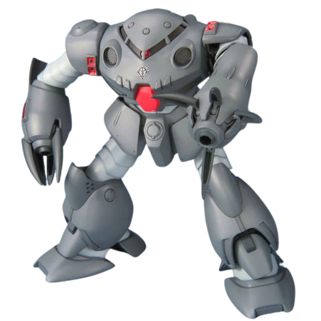 Bandai HG Z'Gok Experiment Gundam 0080 model kit with amphibious mobile suit design, large claws, and detailed plastic parts for Gunpla collectors

