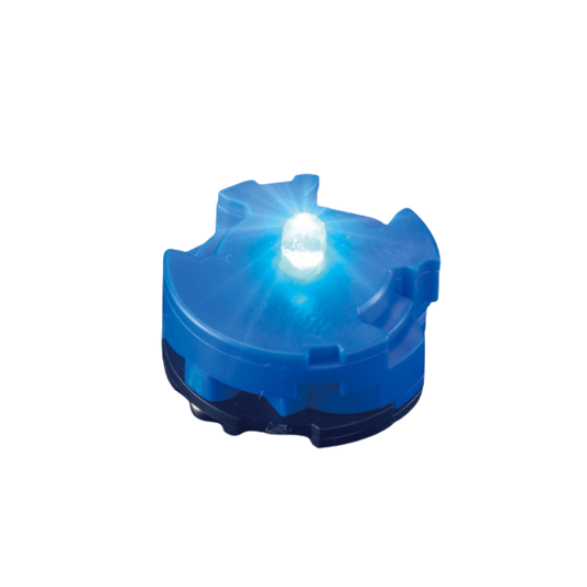 Bandai Blue LED Unit for Gundam model kits with vibrant light effect for eyes, cores, and sensor illumination