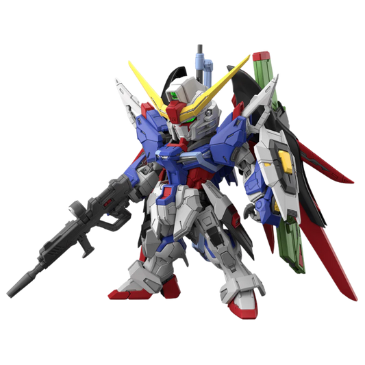 Bandai MGSD Destiny Gundam model kit with Wings of Light and beam effect parts image