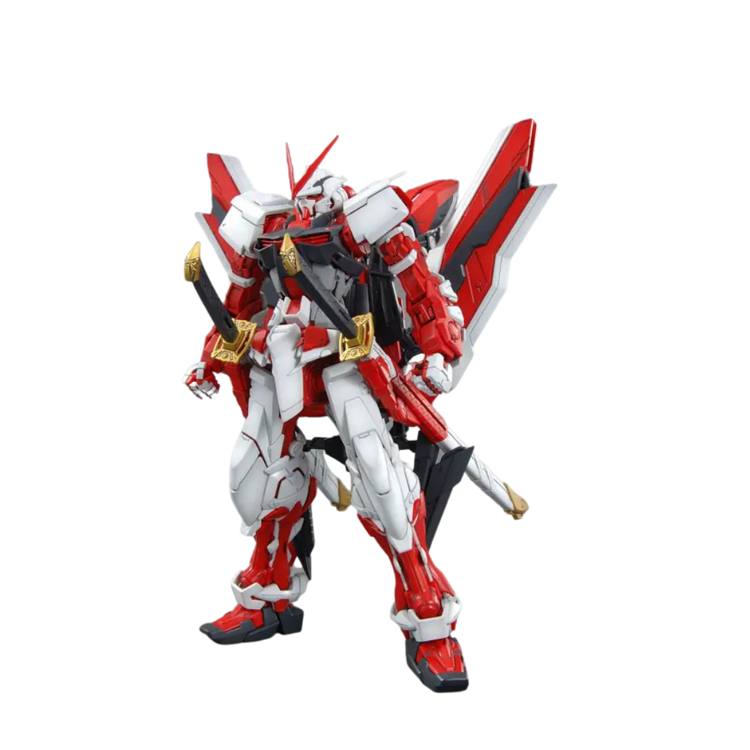 Bandai MG Astray Red Frame Revise Gundam SEED Astray 1/100 scale model kit with Tactical Arms and katanas