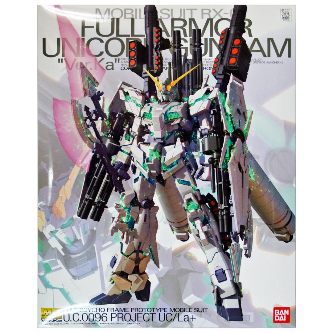 Box art of Bandai - MG - Full Armor Unicorn Gundam (Ver.Ka) "Gundam UC"
