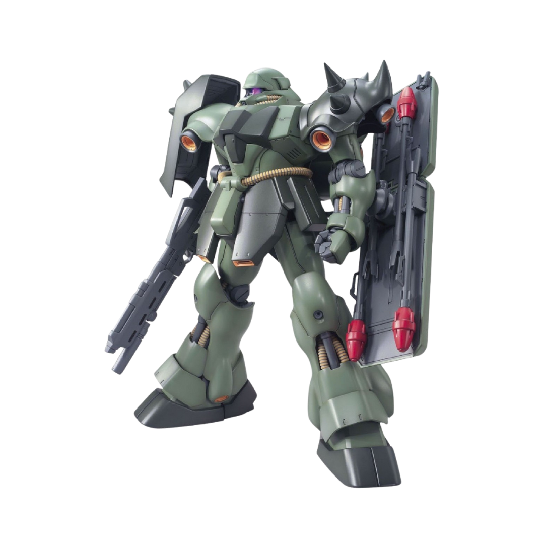 MG Geara Doga Gunpla model kit from Char's Counterattack featuring detailed armor, Zeon-style weaponry, and poseable mono-eye design.