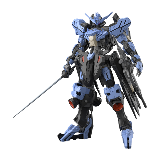 Bandai MG Gundam Vidar model kit, 1/100 scale Gunpla from Iron-Blooded Orphans with detailed inner frame and iconic weaponry for advanced builders.