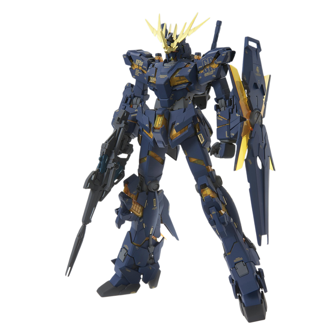 Bandai MG 1/100 RX-0 Unicorn Gundam 02 Banshee Ver.Ka model kit in Unicorn and NT-D modes