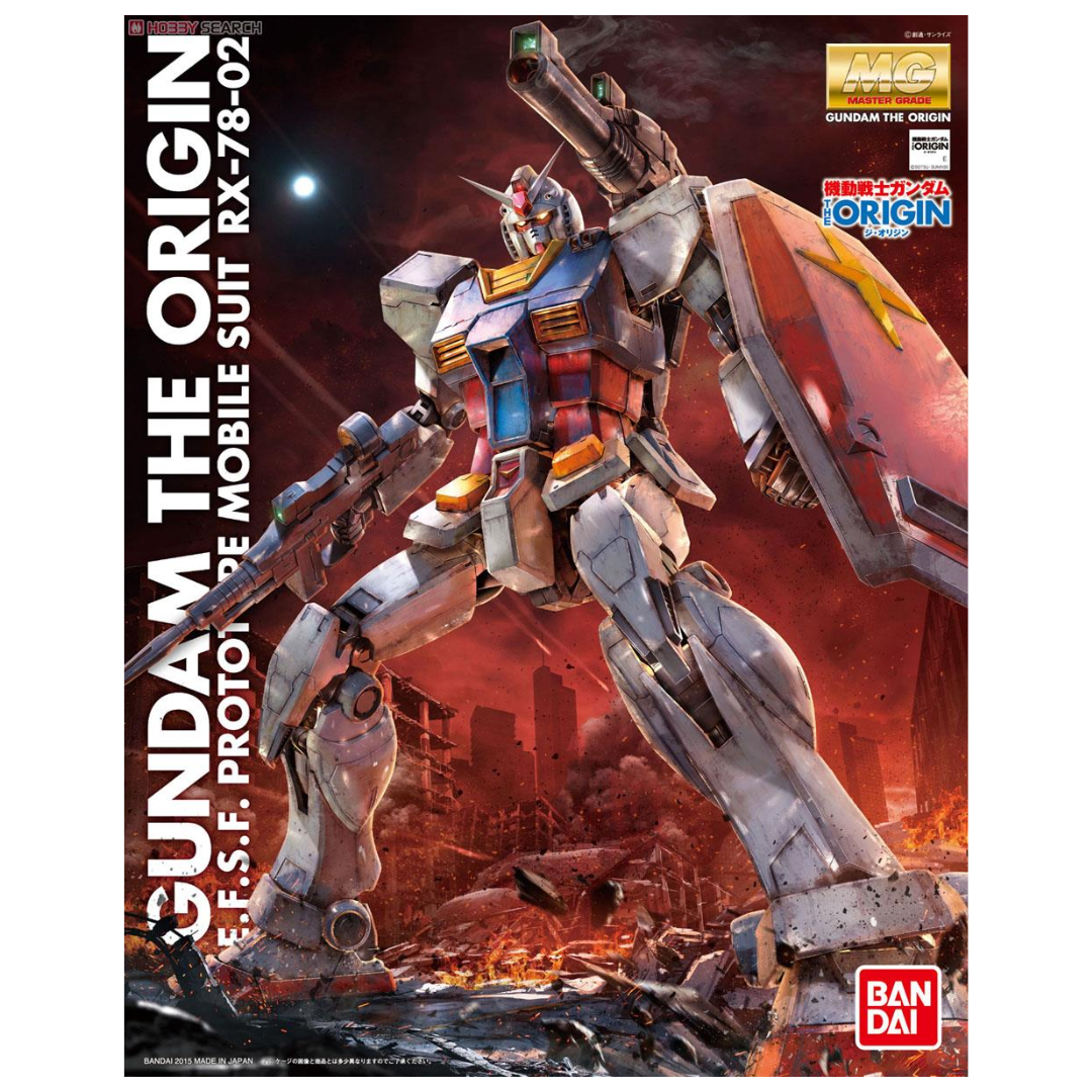 Box art for Bandai - MG - RX-78-02 Gundam "Gundam The Origin"
