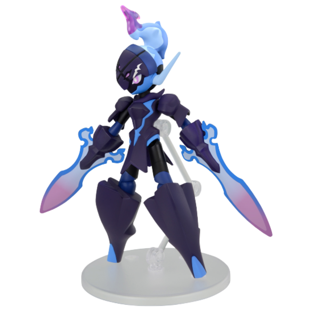 Bandai Pokémon Model Kit Ceruledge, snap-fit plastic figure of Ghost/Fire-type Pokémon with articulated parts and vibrant pre-colored armor for collectors.








