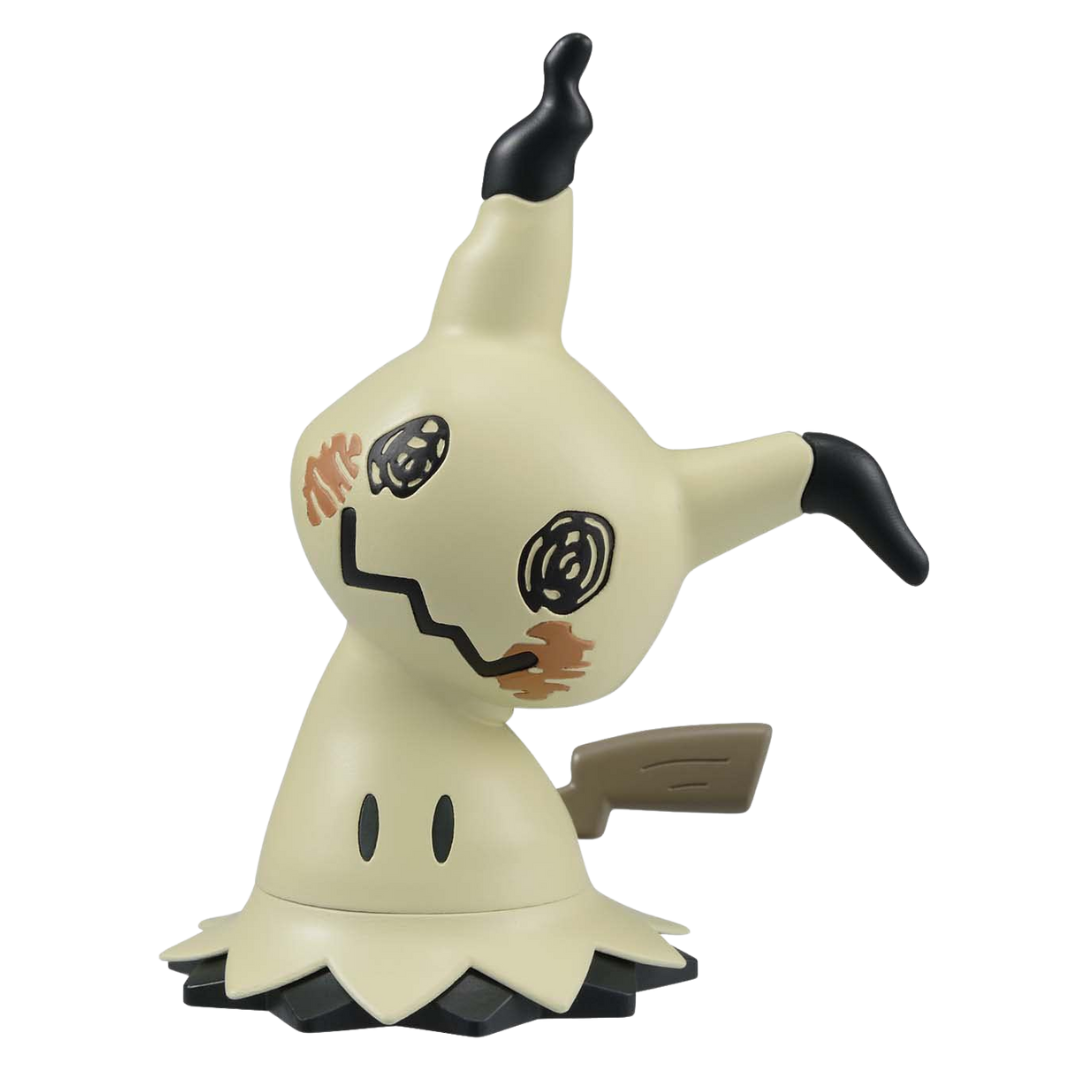 Bandai Quick!! Model Kit #08 Mimikyu, featuring a 3.7-inch figure with snap-together assembly.​
